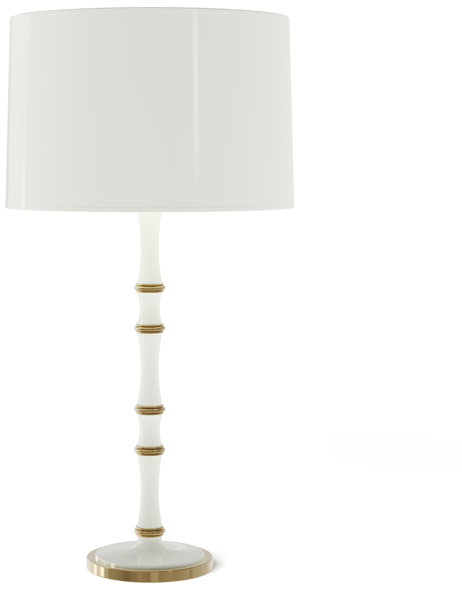 Kane 31"H Daisy Modern Brass Finish Table Lamp with Celadon Made to Order