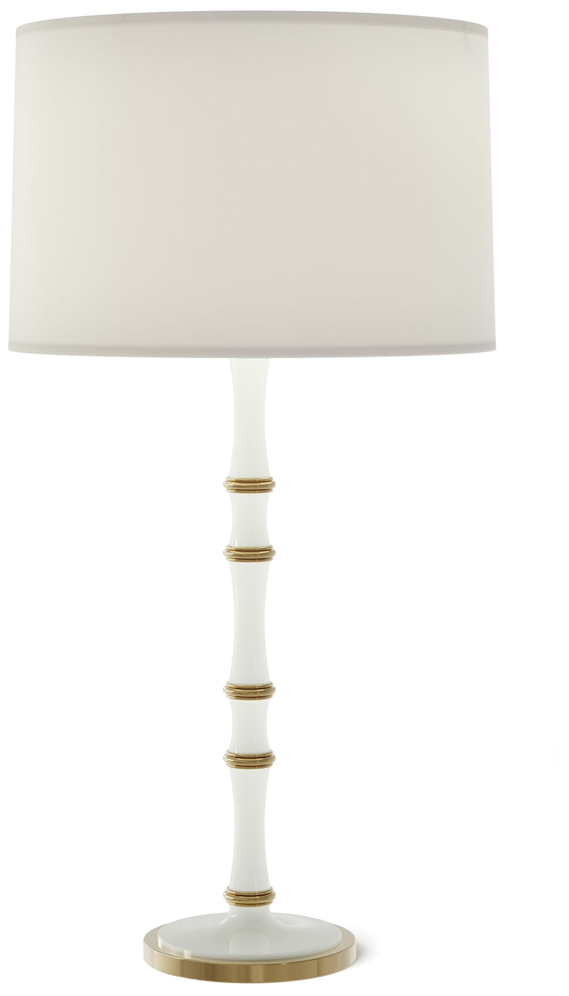 Kane 31"H Daisy Modern Brass Finish Table Lamp with Fondine Made to Order