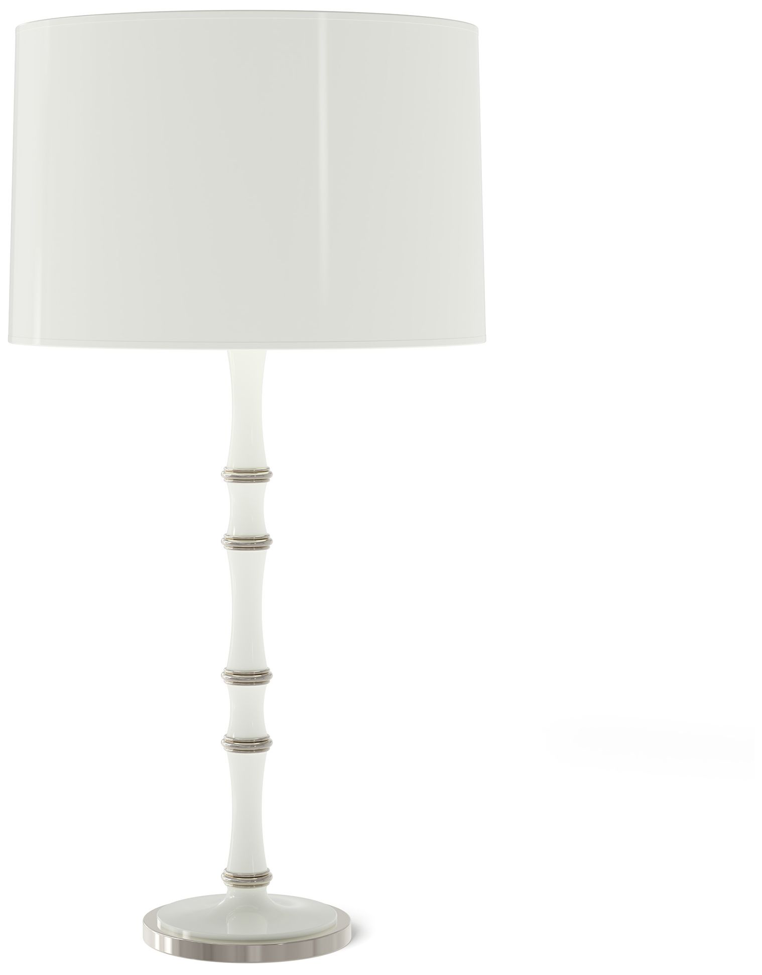 Kane 31"H Daisy Polished Nickel Table Lamp with Celadon Made to Order