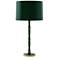 Kane 31"H Jungle And Modern Brass Table Lamp With Jungle Painted Shade