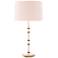 Kane 31" High Rose Water Modern Brass Finish Table Lamp with Celadon Shade