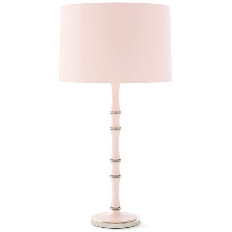 Image 1 Kane 31" High Rose Water Polished Nickel Finish Table Lamp w/ Celadon Shade