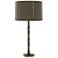 Kane 31" High Smokey Taupe Modern Brass Finish Table Lamp w/ Celadon Shade