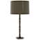 Kane 31" High Smokey Taupe Polished Nickel Table Lamp w/ Celadon Shade
