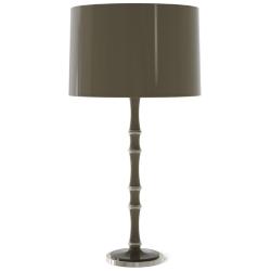 Kane 31" High Smokey Taupe Polished Nickel Table Lamp w/ Celadon Shade