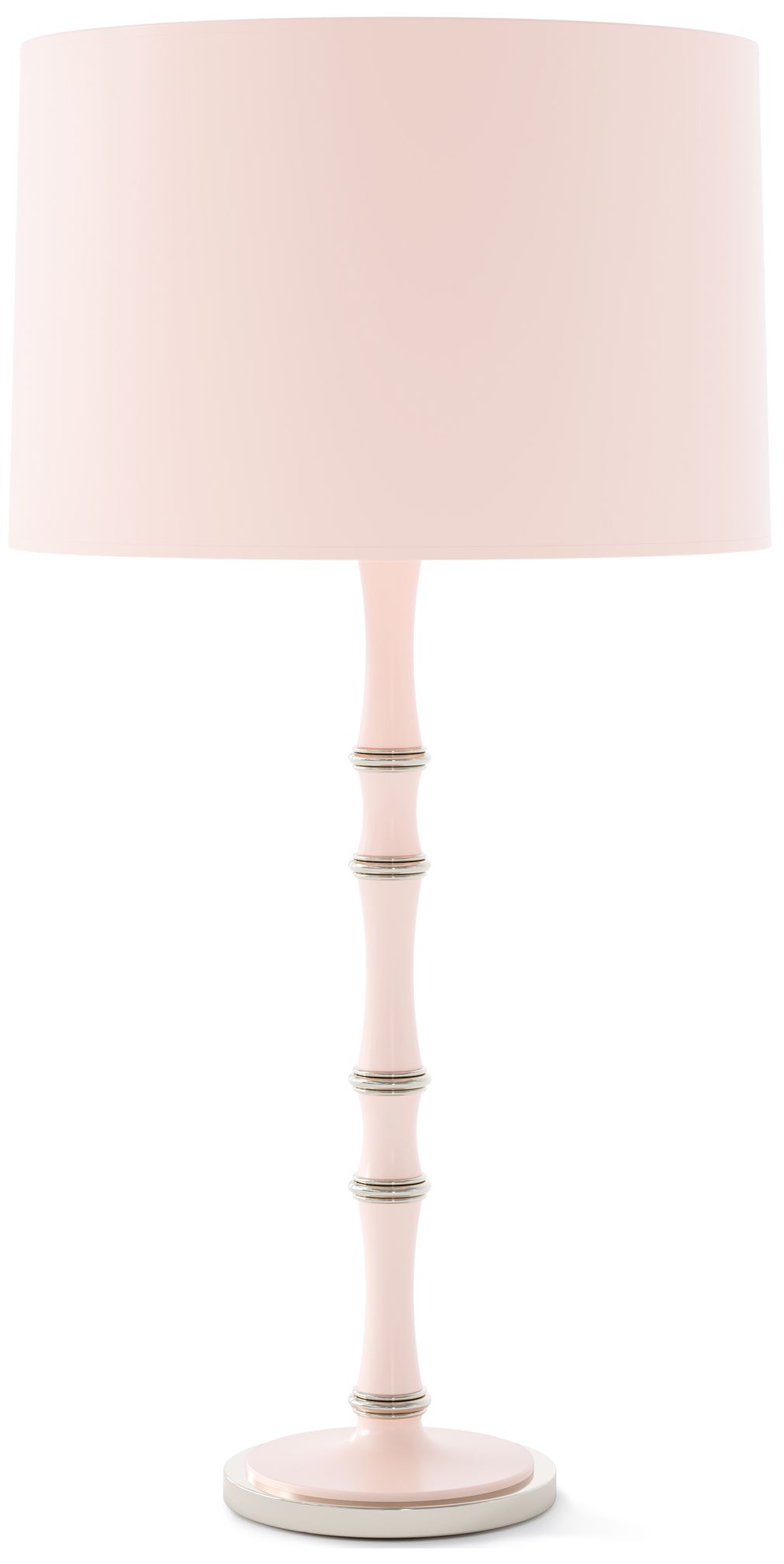 Kane 31"H Rose Water Polished Nickel Table Lamp w/ Celadon Made to Ord