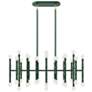 1_Kane 38.25" Wide Jungle And Modern Brass Pendant