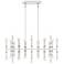 Kane 38.25" Wide Matte Daisy And Modern Brass Accents Pendant