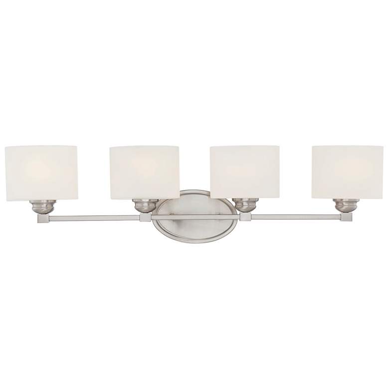 Image 1 Kane 4-Light Bathroom Vanity Light in Satin Nickel