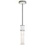 1_Kane 5" Wide Daisy Finish Polished Nickel Accent Pendant