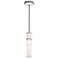 Kane 5" Wide Daisy Finish Polished Nickel Accent Pendant
