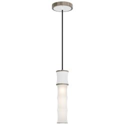 Kane 5" Wide Daisy Finish Polished Nickel Accent Pendant