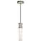 Kane 5" Wide Matte Celadon Finish Polished Nickel Accent Pendant