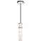 Kane 5" Wide Matte Daisy Finish Polished Nickel Accent Pendant