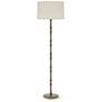 1_Kane 64.5" High Matte Smokey Modern Brass Floor Lamp w/ Fondine Shade