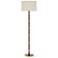 Kane 64.5" High Sugar Plum Modern Brass Finish Floor Lamp w/ Fondine Shade