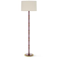 Kane 64.5" High Sugar Plum Modern Brass Finish Floor Lamp w/ Fondine Shade