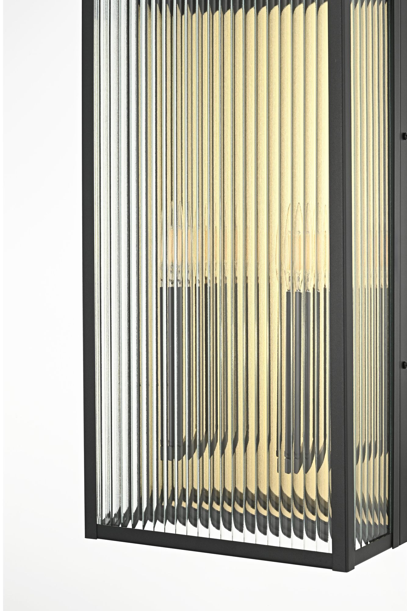 Kannon 23" High Black 2-Light Outdoor Wall Light