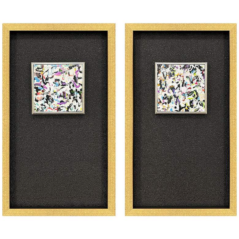 Image 1 Kano 14"W x 24"H Framed Art - Set of 2