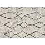 5_Kano 3872F 5'3"x7'6" Ivory and Charcoal Trellis Area Rug more views