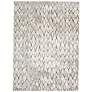 Thumbnail2 of Kano 3872F 6'7"x9'6" Ivory and Charcoal Trellis Area Rug