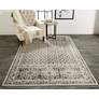 Thumbnail1 of Kano 8643874 4'3"x6'3" Gray Ivory Geometric Floral Area R