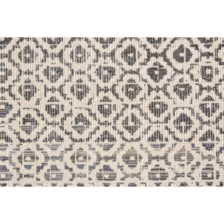 Image 6 Kano 8643874 5&#39;3 inchx7&#39;6 inch Gray Ivory Geometric Floral Area R more views