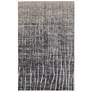 Kano Abstract Indoor Black Area Rug 39LIF 4'-3" x 6'-3"