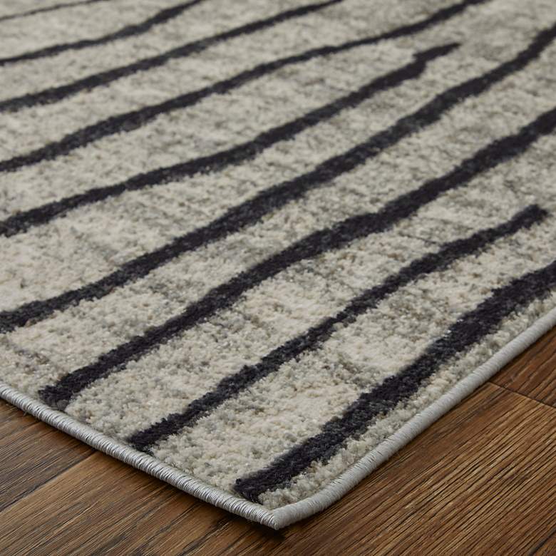 Image 3 Kano Abstract Indoor Gray Area Rug 39LIF 6'-7" x 9'-6" more views