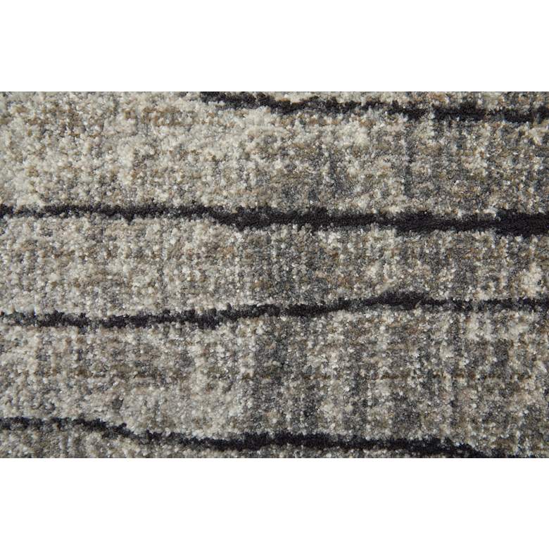 Image 6 Kano Abstract Indoor Gray Area Rug 39LIF 6'-7" x 9'-6" more views