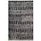 Kano Geometric Indoor Gray Area Rug 39LKF 5'-3" x 7'-6"
