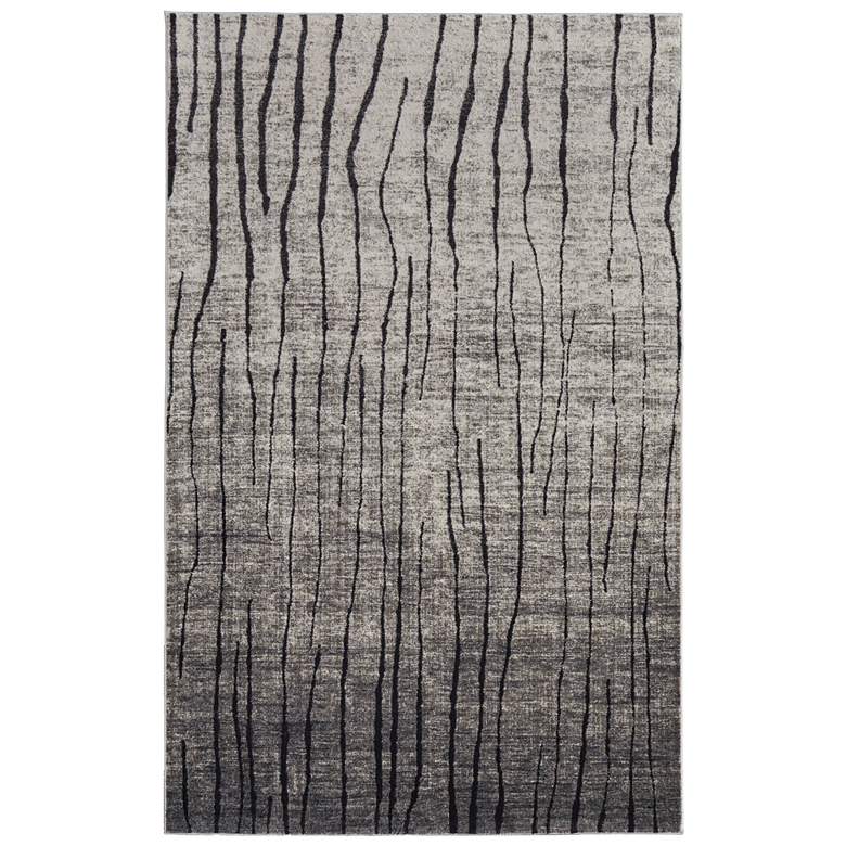 Image 1 Kano Transitional Abstract Soft Indoor Gray Area Rug 39LIF