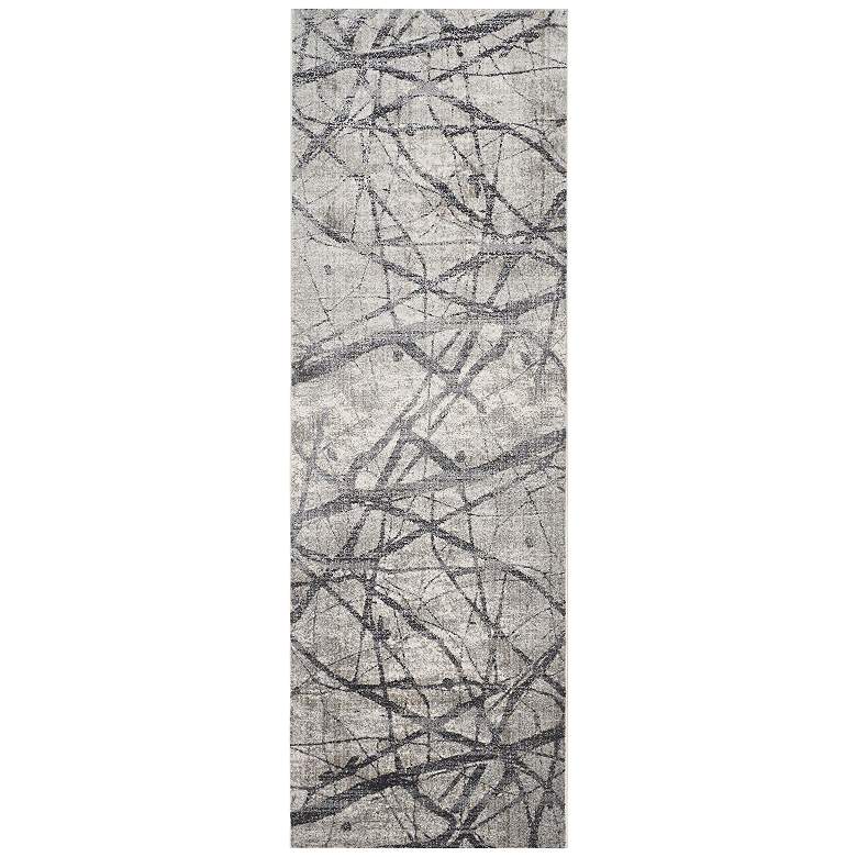 Image 1 Kano Transitional Abstract Soft Indoor Taupe Area Rug 3877F