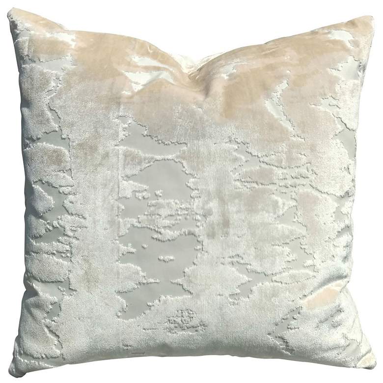 Image 1 Kanoko 24 inchH x 24 inchL Cream Down Feather Insert Pillow