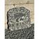 Kansas State Powercat 11"H Trevia Graystone Stepping Stone