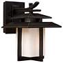 Kanso 11" High 1-Light Outdoor Sconce - Aged Bronze