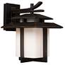Kanso 13" High 1-Light Outdoor Sconce - Aged Bronze
