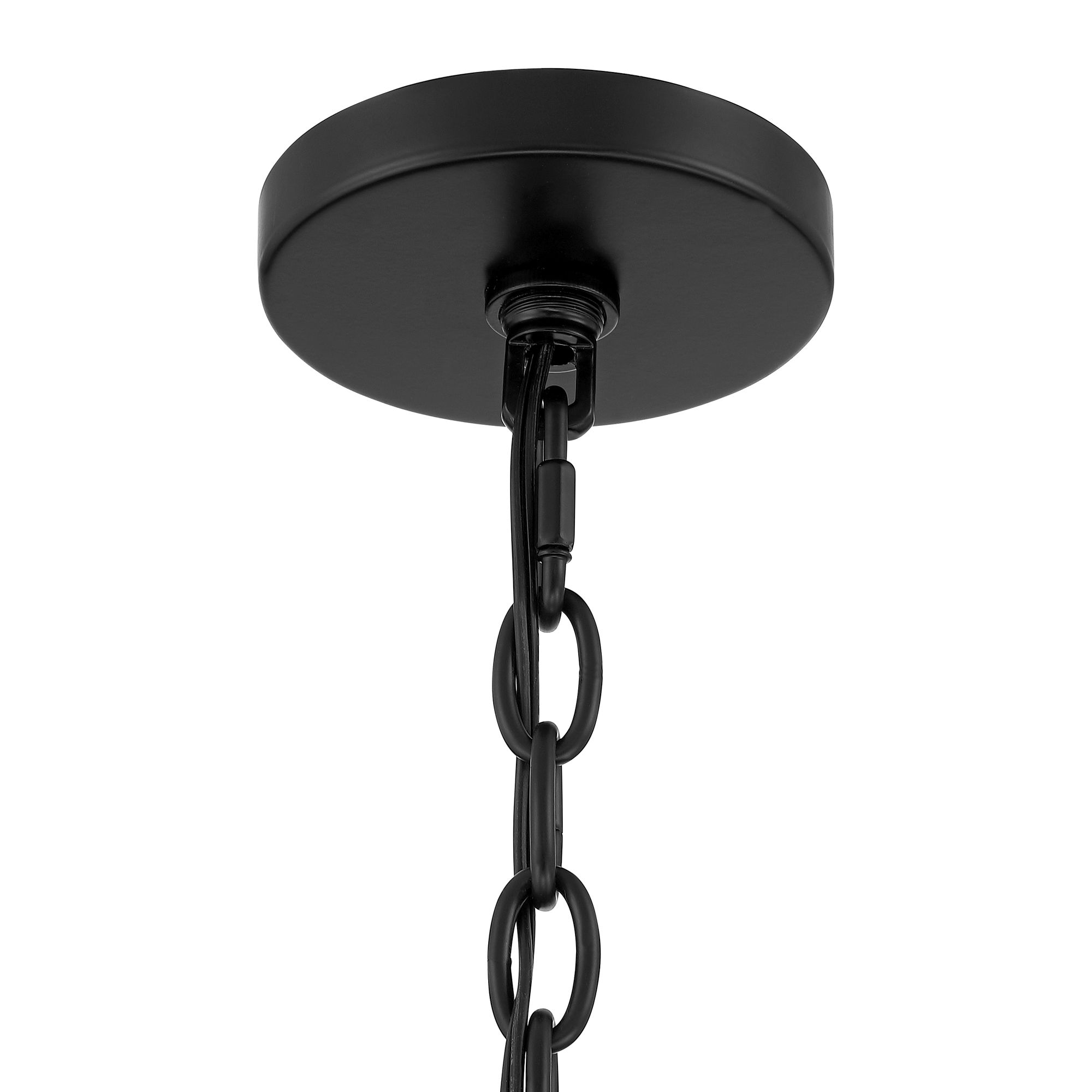Image 7 Kapis 22 1/2" Wide Black Tiffany-Style Art Glass 4-Light Chandelier more views
