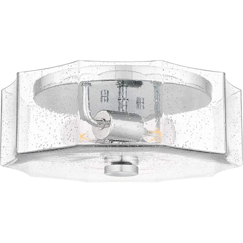 Image 2 Kaplan 2-Light Polished Chrome Flush Mount Light more views
