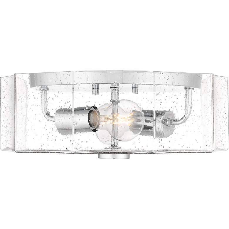 Image 3 Kaplan 2-Light Polished Chrome Flush Mount Light more views