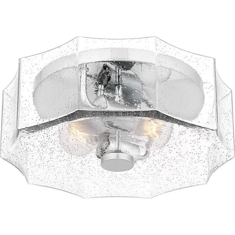 Image 4 Kaplan 2-Light Polished Chrome Flush Mount Light more views