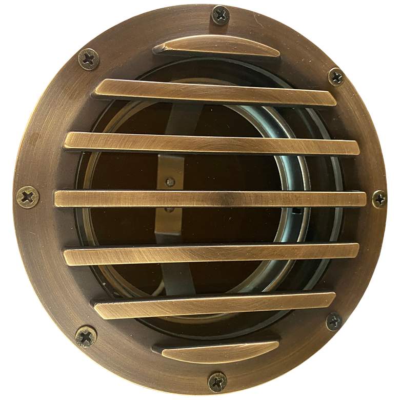 Image 2 Kapler Bronze Grate Face LED Landscape In-Ground Well Light more views