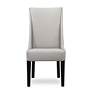 3_Kappa Light Grey and Black Hardwood Frame Tweed Upholstered Dining Chair more views