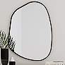 1_Karaniya Black 30" x 40" Asymmetrical Wall Mirror