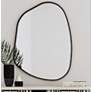 6_Karaniya Black 30" x 40" Asymmetrical Wall Mirror more views
