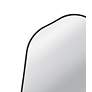 Karaniya Black 30" x 40" Asymmetrical Wall Mirror
