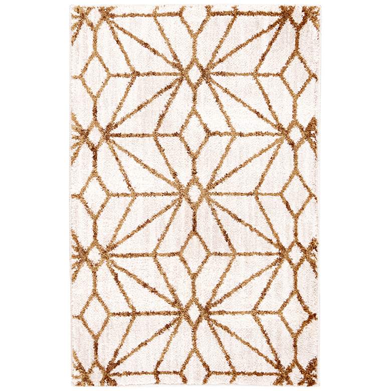 Image 1 Karastan Artisan 91680 5&#39;3 inchx7&#39;10 inch Celeste Gold Area Rug