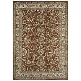 Image1 of Karastan Euphoria 90262 6'6"x9'6" Newbridge Brown Area Ru