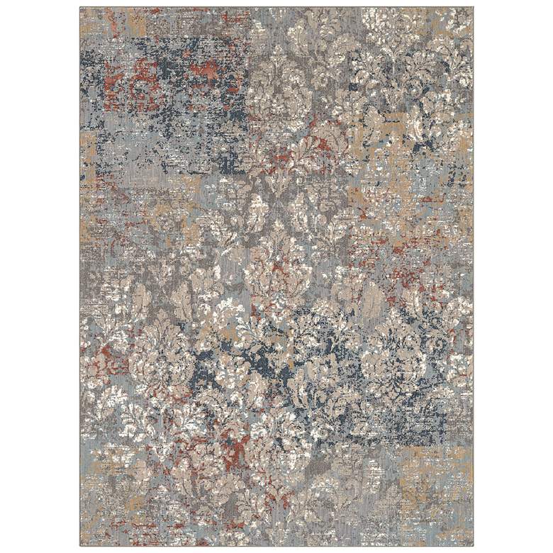 Image 1 Karastan Soiree 91962 5&#39;3 inchx7&#39;10 inch La Brea Gray Area Rug