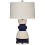 Kareen 29" Coastal Styled Blue Table Lamp